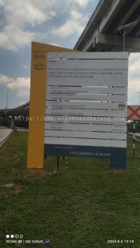 JKR Project Signage at NEGERI SEMBILAN | SEMENYIH | BANGI | CHERAS | TELOK GONG