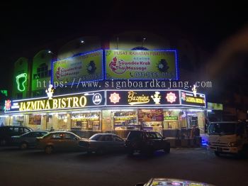 Bistro Mamak Nasi Kandar 3D LED Frontlit Signboard at TELOK PANGLIMA GARANG | SUNGAI BESI | SAUJANA UTAMA 