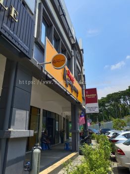 Shoplot Round Shape Double Sided Lightbox Signage at TAMAN MELAWATI | SHAH ALAM | SS2 | BANTING