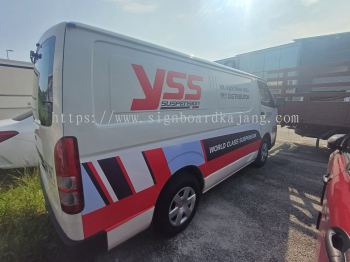 Transport Van Full Wrap Sticker Printing at KOTA DAMANSARA | BRICKFEILDS | KEPONG