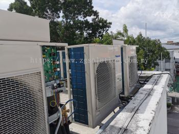 Ceiling Cassette Air Conditioner Repair For Office ( Baiki Penghawa Dingin Kaset Siling untuk Pejabat )