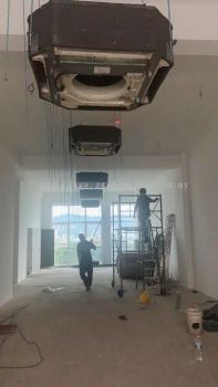 Ceiling Cassette Air Conditioner Installation For Commercial ( Pemasangan Penghawa Dingin Kaset Siling untuk Komersial )