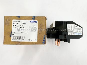 Panasonic Thermal Relay 3SR8-93-D3355 30-40A