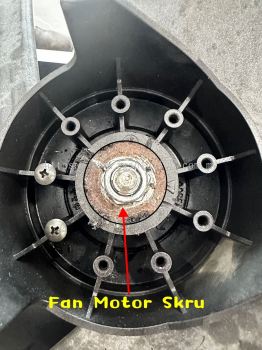 Panasonic Fan Motor Nut Skru