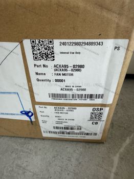 ACXA95-02980 FAN MOTOR