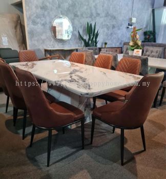 DINING SET 1+8(MT902-GG MARBLE)