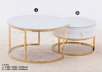 CT-522 CERAMIC TOP COFFEE TABLE 