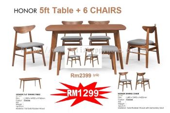 HONOR 5FT DINING SET