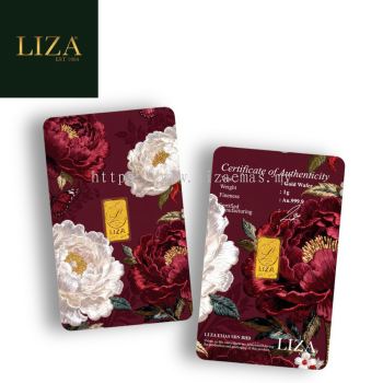 LIZA 1g 999.9 Gold Bar�� Flower  ���䣩