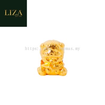 LIZA 916 GOLD PENDANT 22K PURE GOLD PENDANT WITH BEAD G CAT