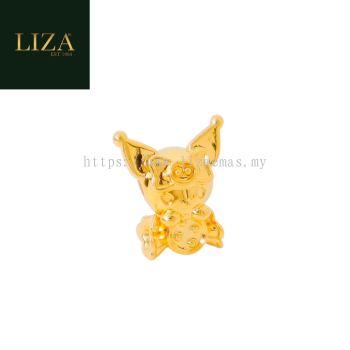 LIZA 916 GOLD PENDANT 22K PURE GOLD PENDANT WITH KUROMI