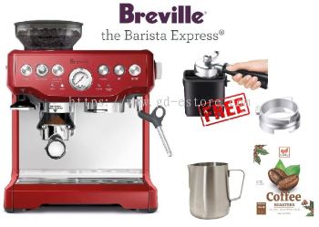 Breville BARISTA EXPRESS BES870CRN (CRANBERRY RED) (Contact us now and claim your discount vouchers)