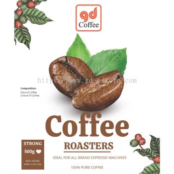 GDC Coffee Bean Strong Taste Dark Roasted 500g  Freshly Roasted & Blended In Malaysia