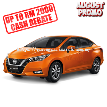 Nissan Almera (RM3,000 Cash Rebate)