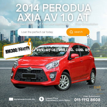 2014 PERODUA AXIA 1.0 AV AUTO