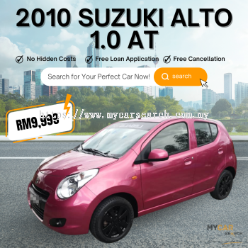 2010 SUZUKI ALTO 1.0 AUTO