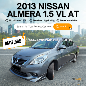 2013 NISSAN ALMERA 1.3 VL AUTO