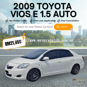 2009 TOYOTA VIOS E 1.5 AUTO