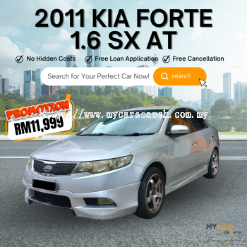 2011 KIA FORTE 1.6 SX AUTO