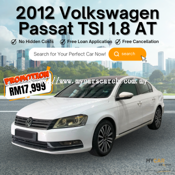 2012 VOLKSWAGEN PASSAT TSI 1.8 AUTO