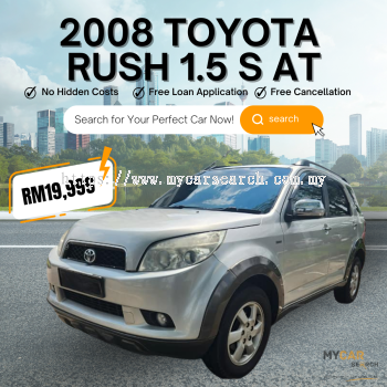 2008 TOYOTA RUSH 1.5 S