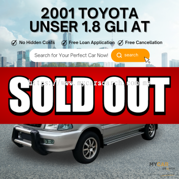 2001 TOYOTA UNSER 1.8 GLI AT