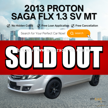 2013 PROTON SAGA FLX 1.3 SV MT