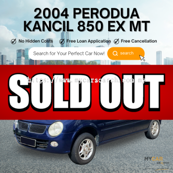 2004 PERODUA KANCIL 850 EX MT