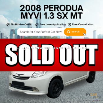 2008 PERODUA MYVI 1.3 SX MT
