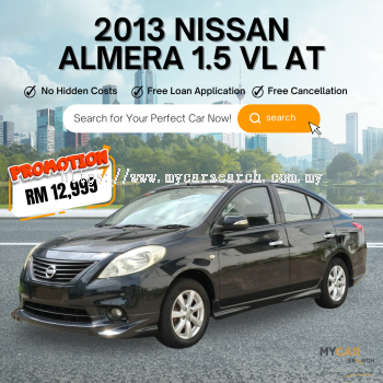 2013 NISSAN ALMERA 1.5 VL AT