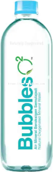 Bubbles Natural Mineral Water - 800ml x 20