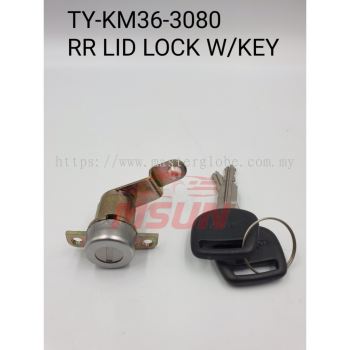 REAR LID LOCK WITH KEY TOYOTA HIACE LH113 LITEACE KM36