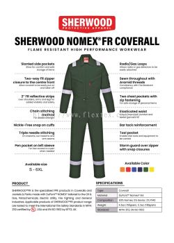 Nomex FR Coverall - DGreen