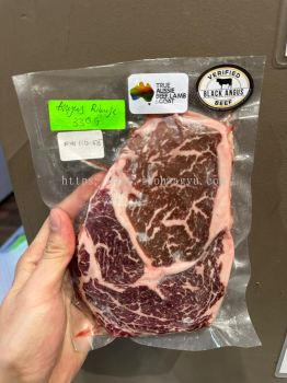 HALAL AUSTRALIA BLACK ANGUS RIBEYE STEAK 330G