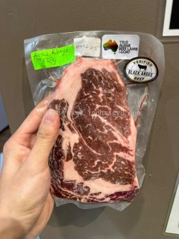 HALAL AUSTRALIA BLACK ANGUS RIBEYE STEAK 335G