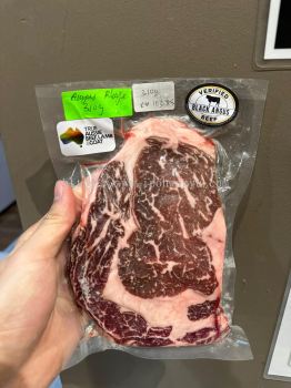 HALAL AUSTRALIA BLACK ANGUS RIBEYE STEAK 310G