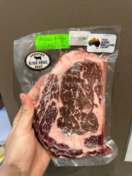 HALAL AUSTRALIA BALCK ANGUS RIBEYE STEAK 295G