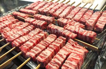 HALAL JAPAN A5 MIX PART WAGYU SKEWERS 10 STICK