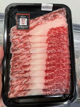 HALAL AUSTRALIA SHER WAGYU SHABU SLICE 168G