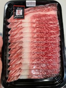 HALAL AUSTRALIA SHER WAGYU SHABU SLICE 165G