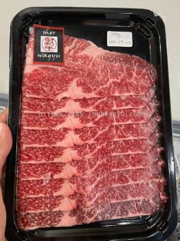 HALAL AUSTRALIA SHER WAGYU SHABU SLICE 175G