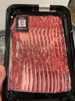 HALAL AUSTRALIA SHER WAGYU SHABU SLICE 170G