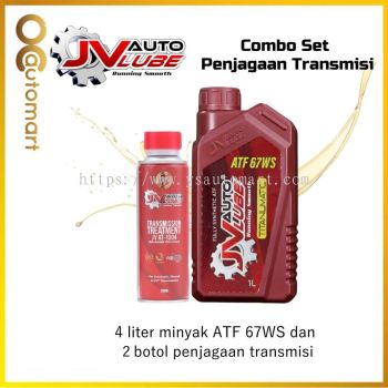 [Combo Deal] JV Auto Lube Set ATF 67WS (4 Bottle) + Gearbox Treatment AT-1004 (2 Bottle)