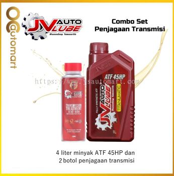 [Combo Deal] JV Auto Lube SET ATF 45HP (4 Bottle/4L) + Gearbox Treatment AT-1004 (2 Bottle)