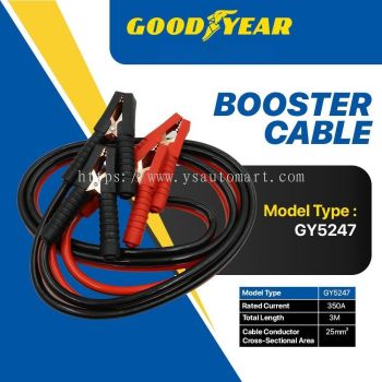 Goodyear GY-5247 Booster Cable Jumpstart Cable Jumper Cable 350A For Large Cars Vans 4x4s Lorry