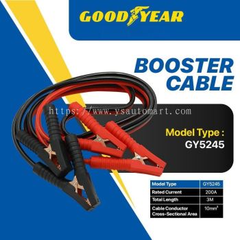 Goodyear GY-5245 Booster Cable Jumpstart Cable Jumper Cable 200A For Sedans and Small Car