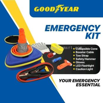 Goodyear GY-2925 Multi Functional Car Emergency Kit 7 in 1 Set Road Rescue Tool