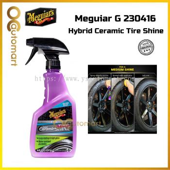 Meguiar's G230416 Hybrid Ceramic Tire Shine Durable High Gloss Shine that Lasts - 16 oz