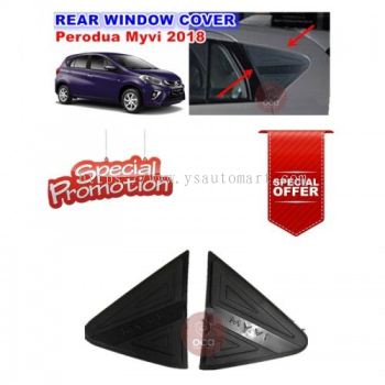 Perodua Myvi 2018 Rear Side Mirror Triangle window Cover Protector