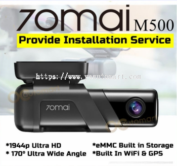 70mai M500 Dashcam Car Recorder 1944P Night Vision with ADAS 24 hours parking mode Voice and App Control DVR